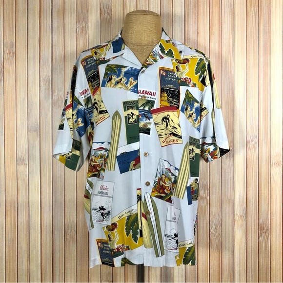 Quiksilver Hawaiian Men's Shirt - Picture 1 of 4
